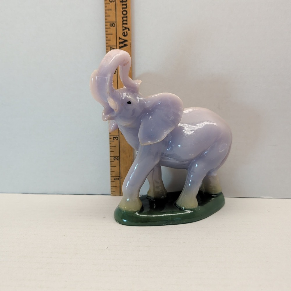 Lot of 5 Vintage Elephant Shaped Novelty Decorative Candle Wax Figurine - Picture 16 of 16